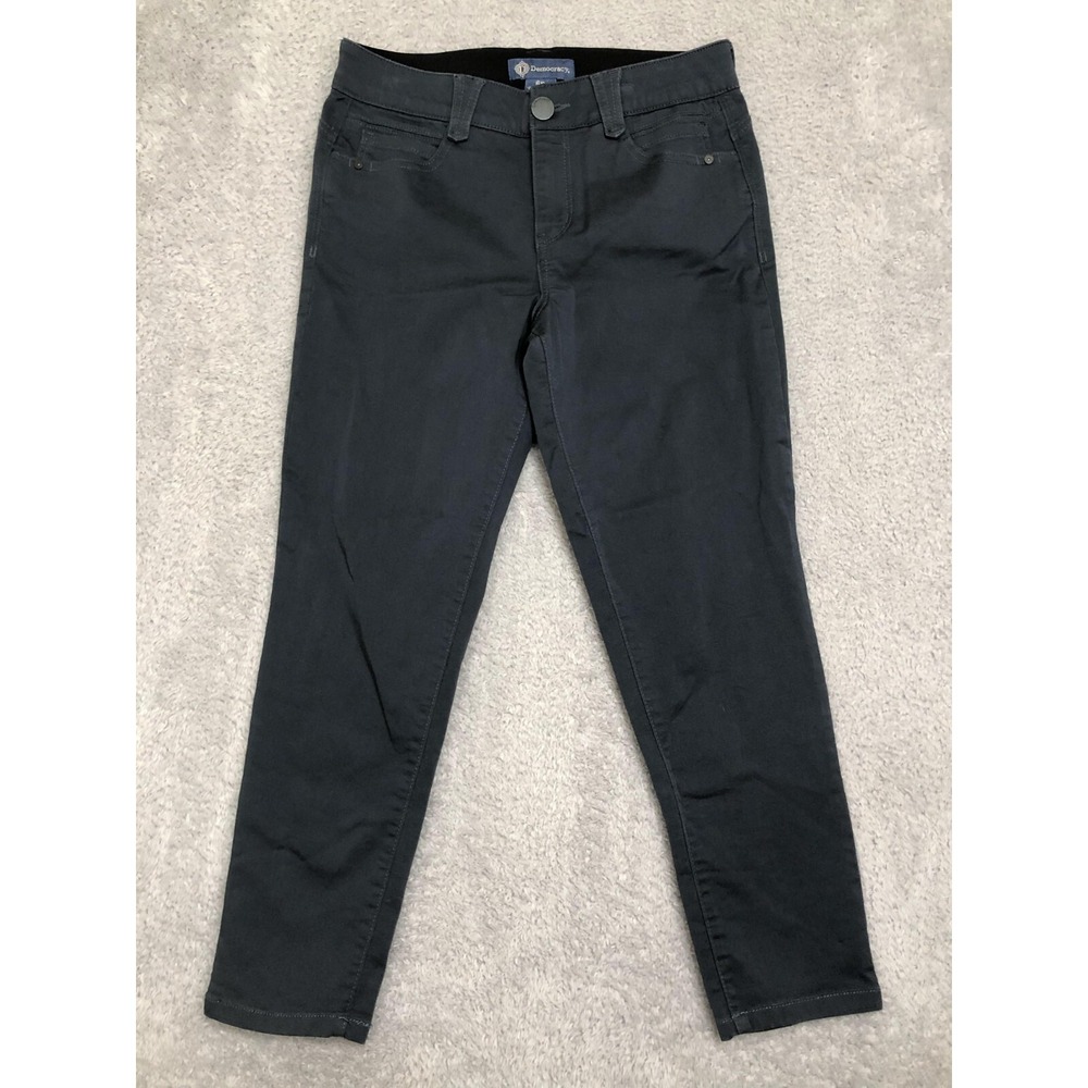 Democracy Ab Solution Jeans Womens Size 6P (30x25) Dark Navy Ankle